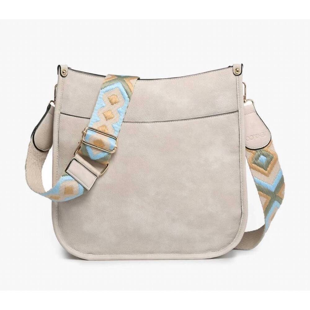 NEW JEN & CO. women's kate crossbody bag in off white